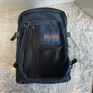 Jansport Navy and Black Men's Campus Backpack